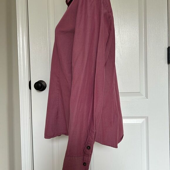 J. Jill Women’s Rose 100% Cotton Button Down Shirt Size Large - Picture 6 of 13